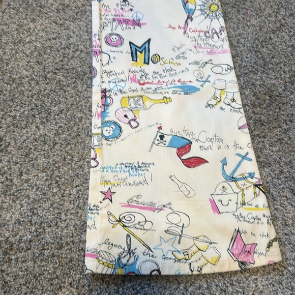 Moschino TROUSERS vintage jeans pirate water size 8 - Picture 2 of 7